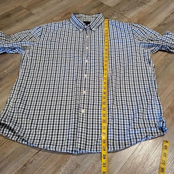 J. Crew Classic Fit Button Up Light Weight Plaid Shirt Mens Size XXL - Picture 6 of 7